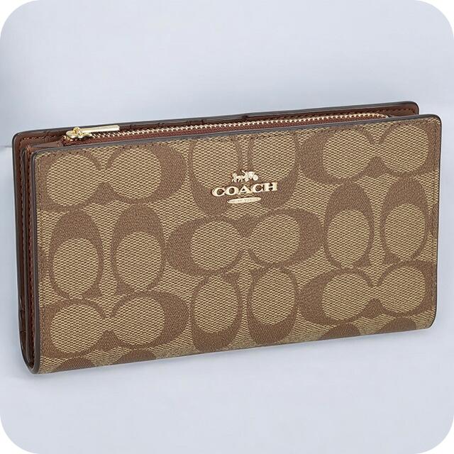COACH コーチ 長財布 メンズ レディース ブランド シグネチャー C8714