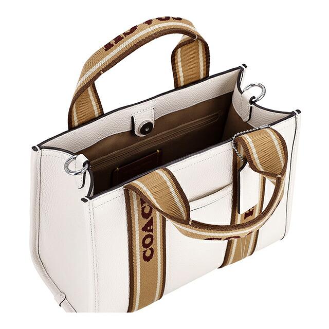 コーチ トートバッグ レディース ブランド COACH Philippines CAR77 SVCAH ホワイト/ブラウン