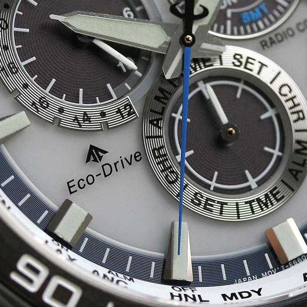 シチズン 腕時計 ソーラー電波 メンズ プロマスターランド 白 クロノグラフ シチズン プロマスター スカイシリーズ エコ・ドライブ クロノグラフ