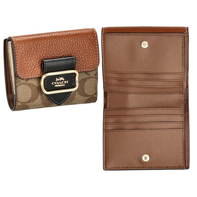 COACH（コーチ） 二つ折り財布 レディース ブランド シグネチャー 