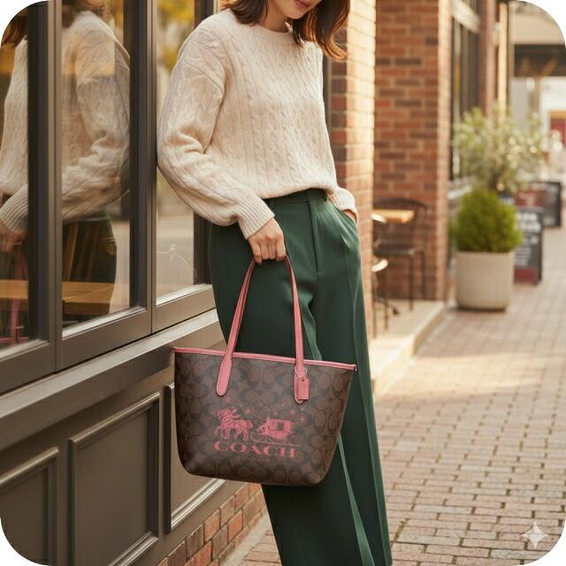 COACH（コーチ） トートバッグ 2way ショルダー レディース
