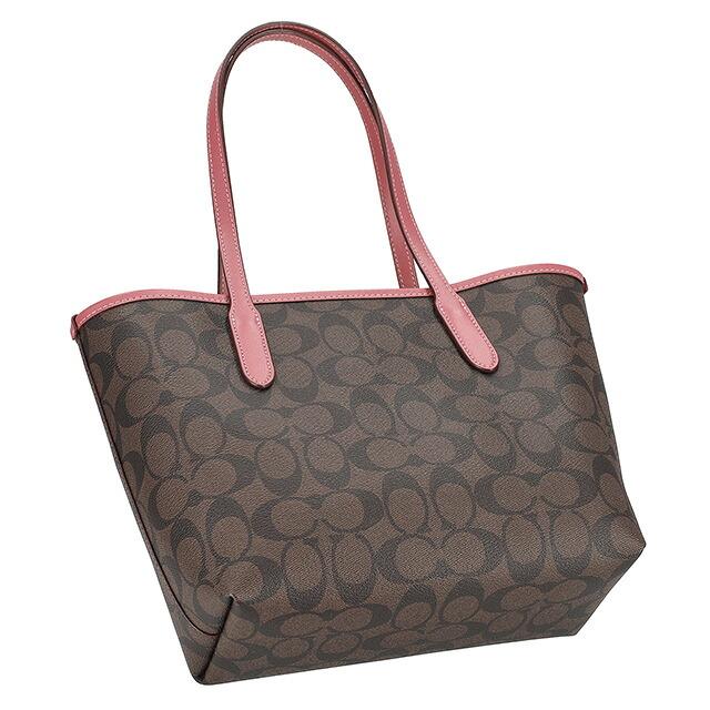 COACH コーチ トートバッグ 2way ショルダー レディース シグネチャー 