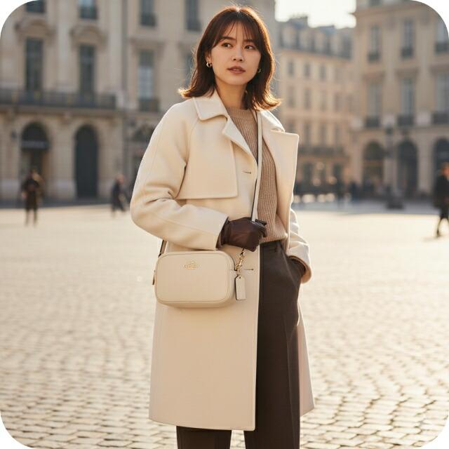 COACH コーチ ショルダーバッグ メッセンジャーバッグ レディース CQ875 IMCHK チョーク ホワイト 斜めがけ_2