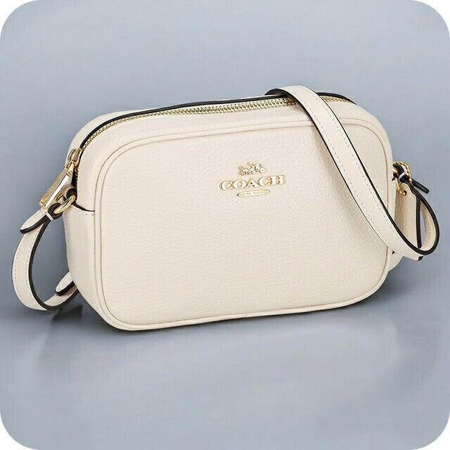 COACH コーチ ショルダーバッグ メッセンジャーバッグ レディース CQ875 IMCHK チョーク ホワイト 斜めがけ_4