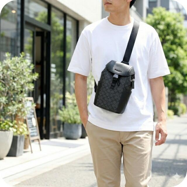 COACH（コーチ） ボディバッグ ウエストポーチ メンズ CT712 QBMI5