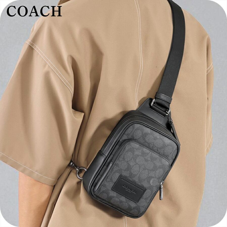 未使用　コーチ　ウエストポーチ　本革　ボディバック COACH（コーチ） ボディバッグ ウエストポーチ メンズ レディース