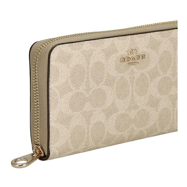 コーチ 長財布 レディース ブランド COACH Myanmar CW778 IMY6J サンド/ピオニーの画像
