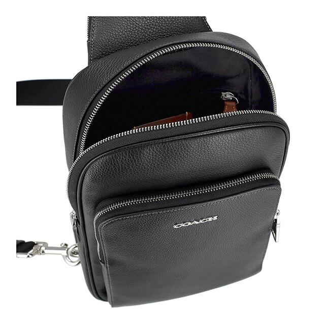 COACH（コーチ） ボディバッグ ウエストポーチ メンズ CY833 SV BK