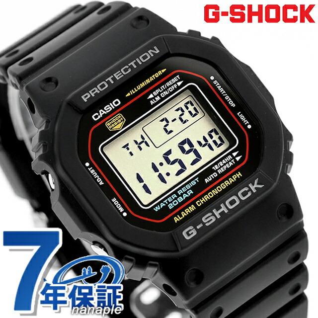 CASIO G-SHOCK DW-5600RLデジタル腕時計 G-SHOCK gショック ジーショック DW-5600RL-1 デジタル メンズ 腕時計