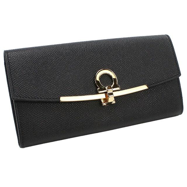 FERRAGAMO フェラガモ 長財布ニ折小銭入付き レディース ブランド  