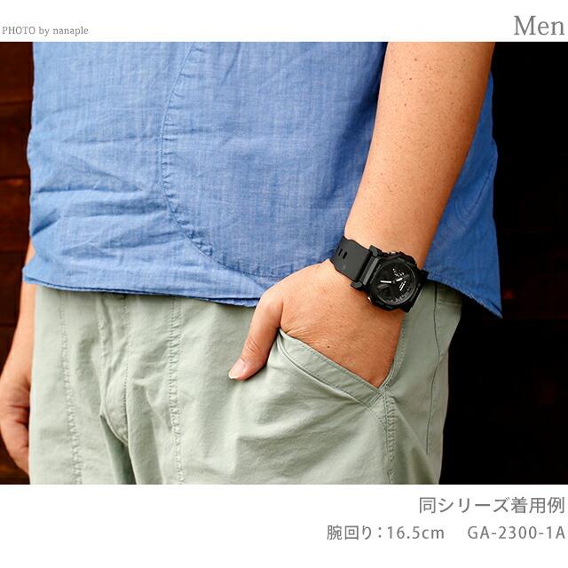 G-SHOCK　ジーショック 腕時計　 GA-2300-1A メンズ ブラック Casio G Shock Analog Digital Resin Dial Quartz GA 2300 1A 200M