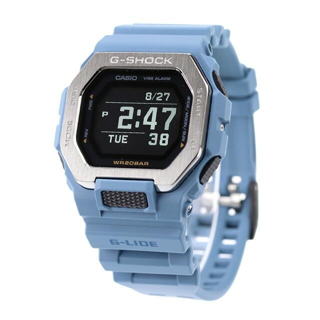 時計 CASIO G-SHOCK GBX-100-2 Bluetooth G-SHOCK Gショック ジーショック G-LIDE GBX-100-2 Bluetooth 銀