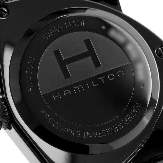 ハミルトン ベンチュラ S 24mm 腕時計 ブランド レディース HAMILTON H24201730 オールブラック スイス製の画像