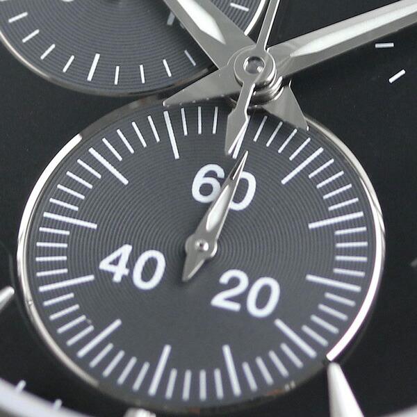 ハミルトン ジャズマスター クロノグラフ クオーツ 42mm クオーツ 腕時計 ブランド メンズ H32612131 ブラックの画像