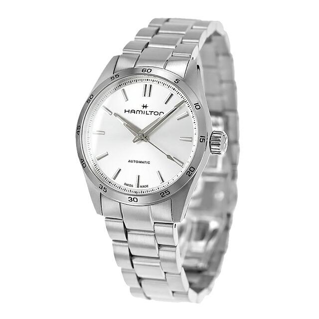 ハミルトン ジャズマスター パフォーマー オート 34mm 自動巻き 腕時計 ブランド メンズ レディース HAMILTON H36105150 アナログ シルバーの画像