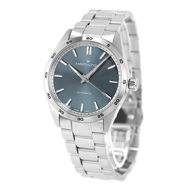ハミルトン ジャズマスター Performer Automatic 38mm 自動巻き 腕時計 ブランド メンズ HAMILTON JAZZMASTER H36235140 ブルーの画像