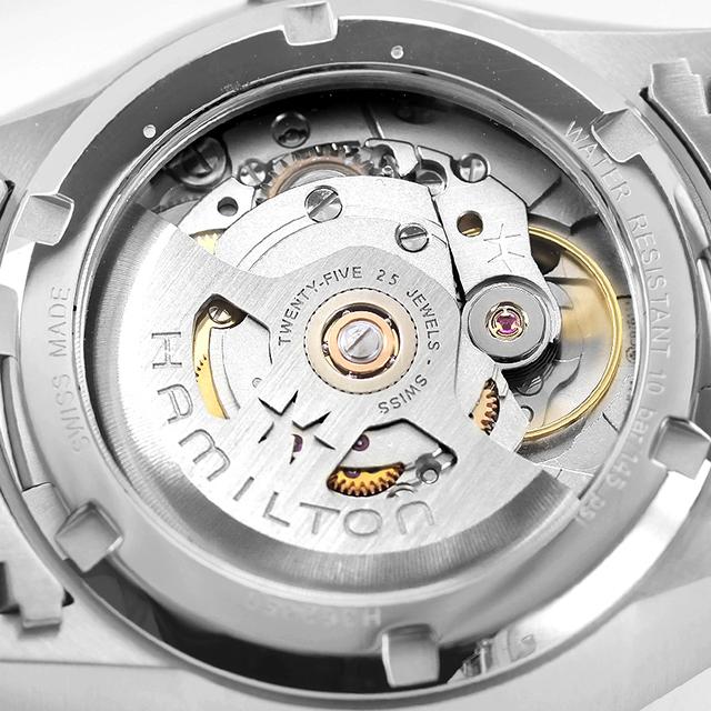ハミルトン ジャズマスター Performer Automatic 38mm 自動巻き 腕時計 ブランド メンズ HAMILTON JAZZMASTER H36235140 ブルーの画像