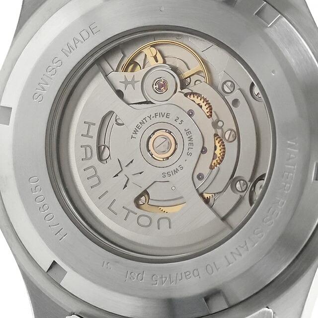 ハミルトン カーキ フィールド オート 42mm 自動巻き 腕時計 ブランド メンズ HAMILTON KHAKI FIELD H70605160 アナログ グリーンの画像
