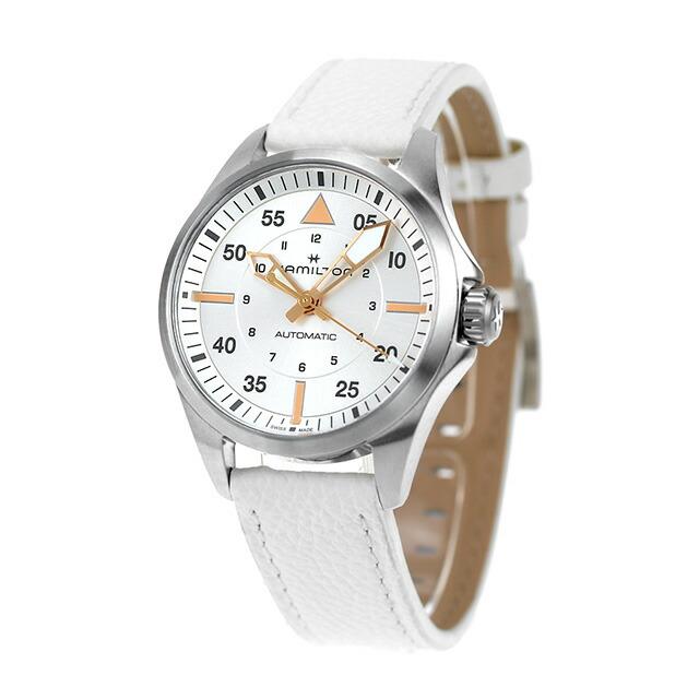 ハミルトン カーキ アビエーション カーキ パイロット オートマティック 36mm 自動巻き 腕時計 ブランド HAMILTON H76215850 シルバーの画像