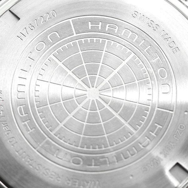 ハミルトン 時計 カーキ アビエーション パイロット メンズ H76722131 HAMILTON 腕時計 ブラックの画像