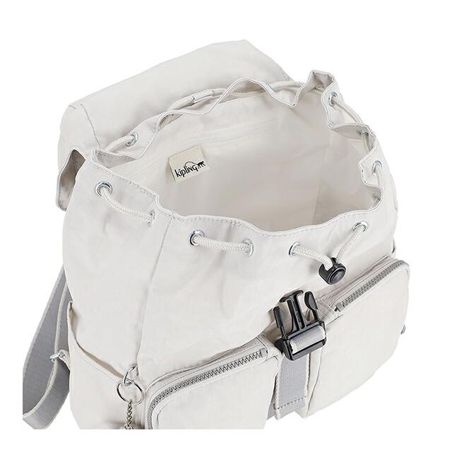 キプリング バックパック レディース ブランド Kipling CHINA KIB8N30NR COOL FOG ライトグレー_4