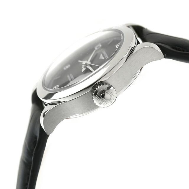 ロンジン レコード 自動巻き 腕時計 ブランド レディース LONGINES L2.320.4.56.2 アナログ ブラック 黒 スイス製の画像