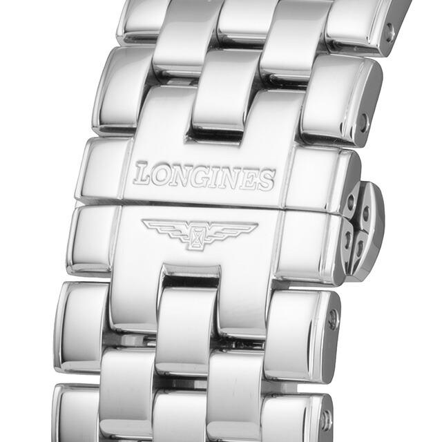 ロンジン フラッグシップ 自動巻き 腕時計 ブランド メンズ LONGINES L4.899.4.21.6 アナログ ホワイト 白 スイス製の画像
