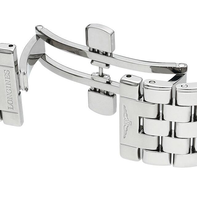 ロンジン フラッグシップ 自動巻き 腕時計 ブランド メンズ LONGINES L4.974.4.52.6 アナログ ブラック 黒 スイス製の画像