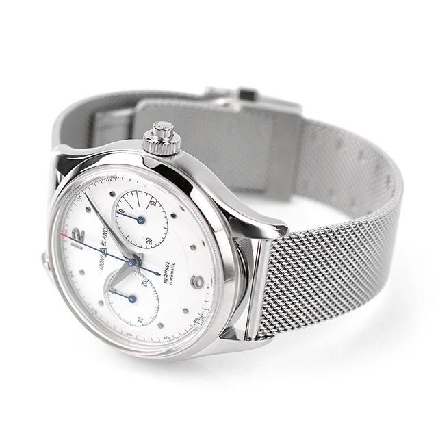 モンブラン ヘリテイジ 自動巻き 腕時計 メンズ クロノグラフ MONTBLANC 119952 アナログ シルバー スイス製