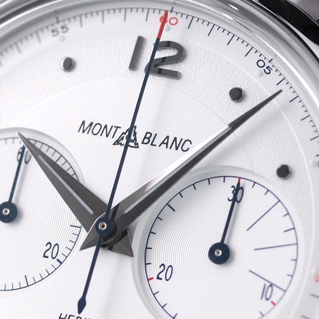 モンブラン ヘリテイジ 自動巻き 腕時計 メンズ クロノグラフ MONTBLANC 119952 アナログ シルバー スイス製