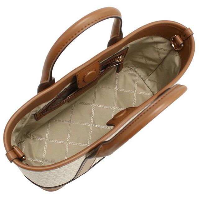 マイケル・コース トートバッグ ブランド MICHAEL KORS LUISA インドネシア 30R4G99T1V VANILLA-LUGG ホワイト系 ブラウン系 バッグ_7