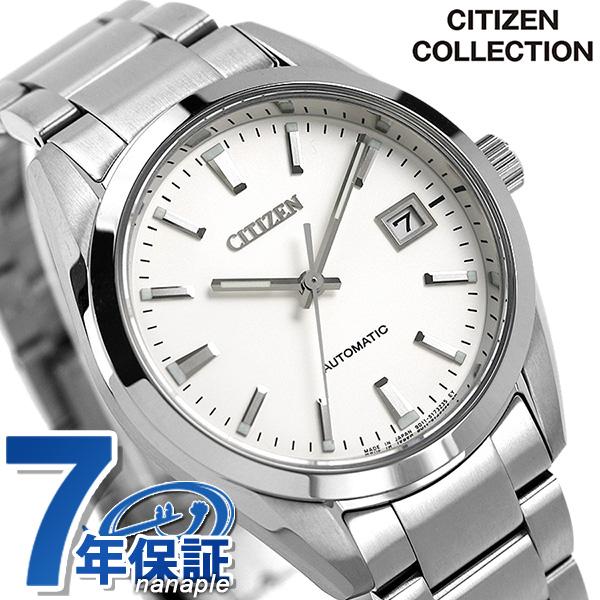 CITIZEN 自動巻き時計 シルバー/ホワイト CITIZEN（シチズン） コレクション メカニカル クラシカルライン 日本