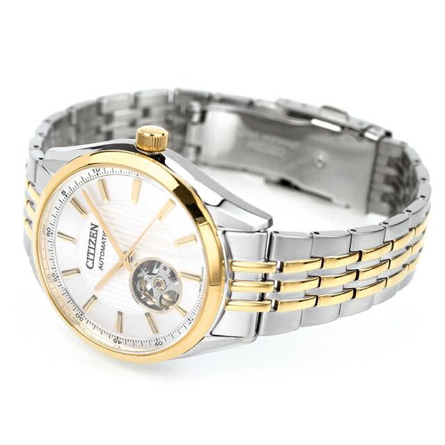 【新品】シチズン CITIZEN COLLECTION 腕時計 メンズ NH9114-99P コレクション メカニカル クラシック オープンハート 自動巻き オフホワイトxシルバー/ゴールド アナログ表示 CITIZEN COLLECTION シチズン コレクション メカニカル クラシック