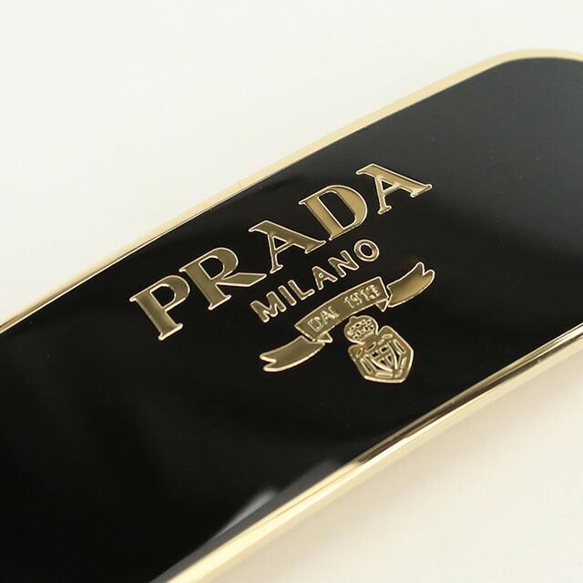 プラダ バレッタ レディース ブランド PRADA 1IF022 ブラック ヘアアクセサリーの画像