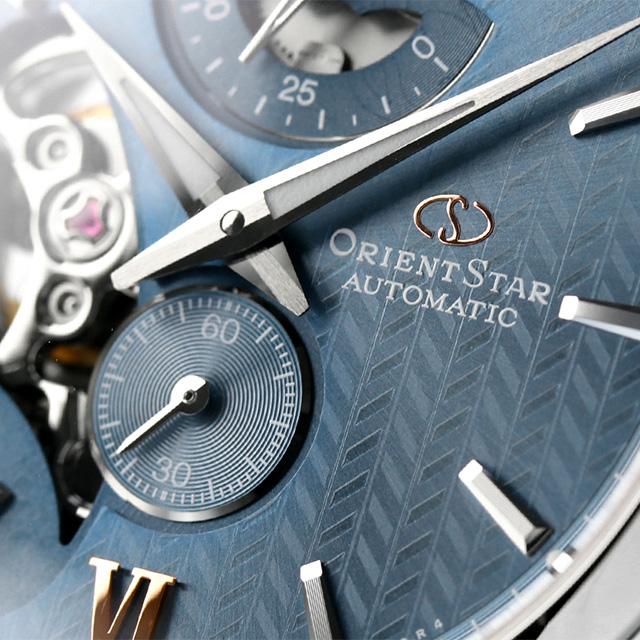 オリエントスター レイヤードスケルトン 自動巻き 腕時計 メンズ