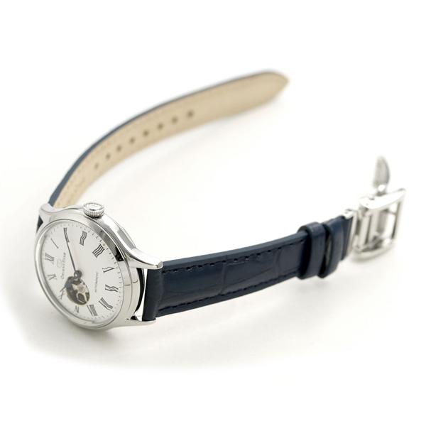 オリエントスター 腕時計 レディース ORIENT STAR 日本製 自動巻き オープンハート クラシック 30.5mm RK-ND0005S 革ベルト｜be-eight｜04