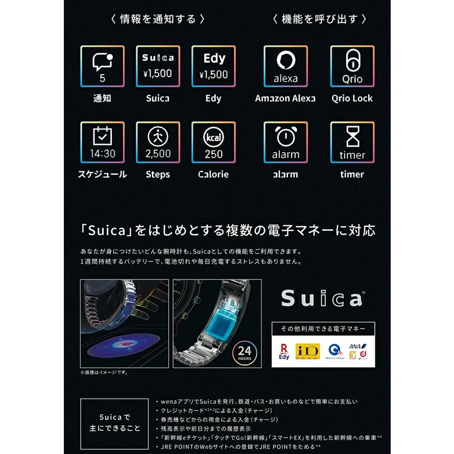 ソニー wena3 ウェナ3 ロレックス ROLEX Suica Alexa対応 RXSP3 ソニー wena3 ウェナ3 ロレックス ROLEX Suica Alexa対応 RXSP3
