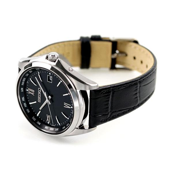 SEIKO SELECTION セイコー 時計 ソーラー電波 チタン ワールドタイム