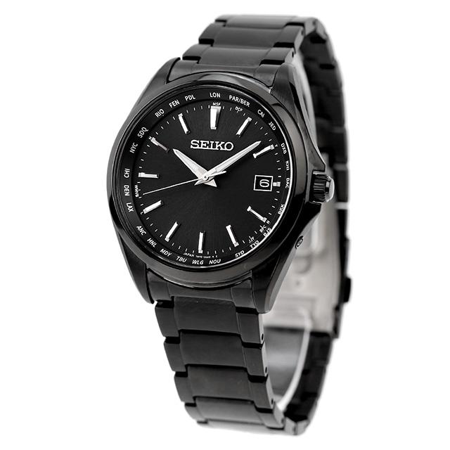 SEIKO SELECTION セイコーセレクション チタン製ソーラー電波 ワールド
