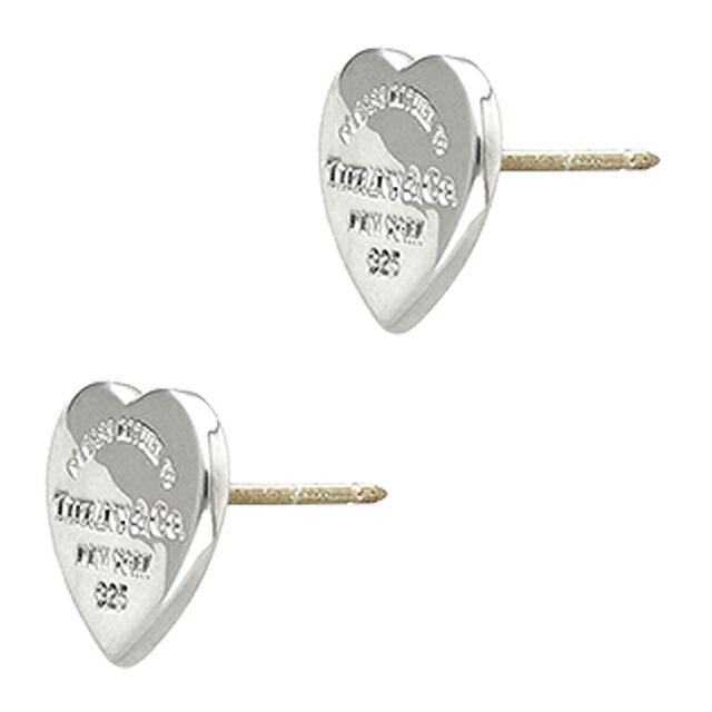 TIFFANY &Co. ティファニー　ビーンズ ハートピアス シルバー 925 TIFFANY&Co.（ティファニー） ピアス レディース ブランド Tiffany