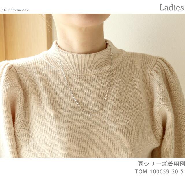 トムウッド ネックレス メンズ レディース ブランド TOMWOOD ビリーチェーン 20.5インチ 100059 シルバー アクセサリー_6