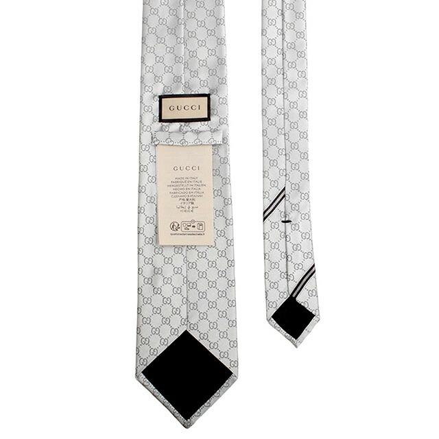 GUCCI（グッチ） ネクタイ 456520-4B002-1962 メンズ ライトグレー