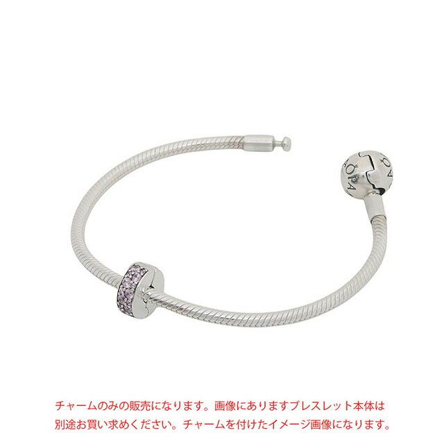 PANDORA パンドラ Pink Pav Clip Charm ブレスレットチャーム PANDORA パンドラ Pink Pav Clip Charm ブレスレットチャーム