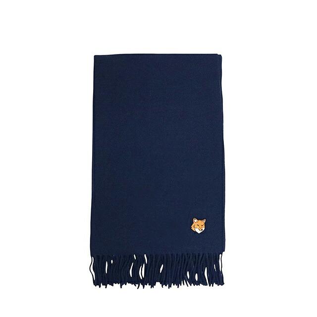メゾンキツネ MAISON KITSUNE FOX HEAD SCARF マフラー ストール