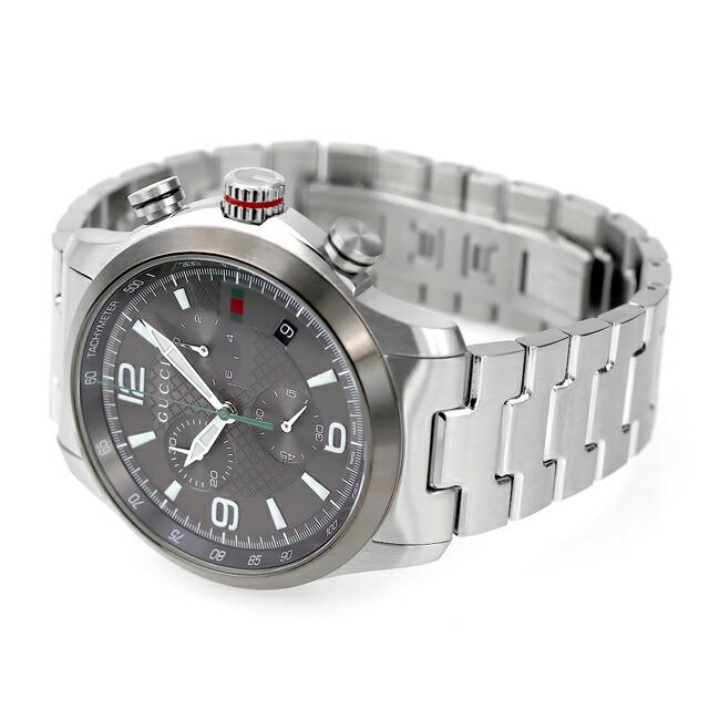 G-Timeless グッチ 時計 メンズ Gタイムレス XL クロノグラフ ブラウン