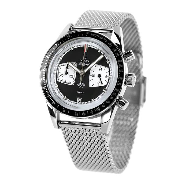 イエマ ラリーグラフ リバースパンダ 39mm クロノグラフ 腕時計 YEMA  