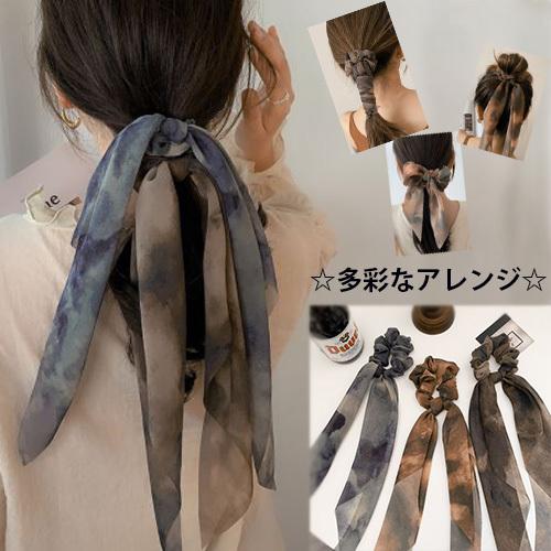 シュシュ リボン ヘアアクセサリー シフォン 全３色 ヘアアレンジ ヘアゴム Acc039 Natural Basis 通販 Yahoo ショッピング