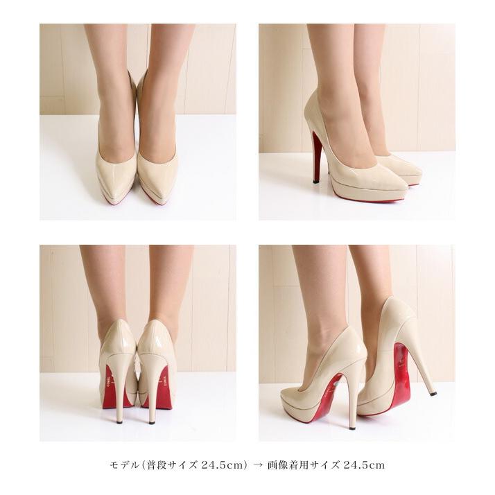 COMEX（コメックス） パンプス プラットフォーム アーモンドトゥ