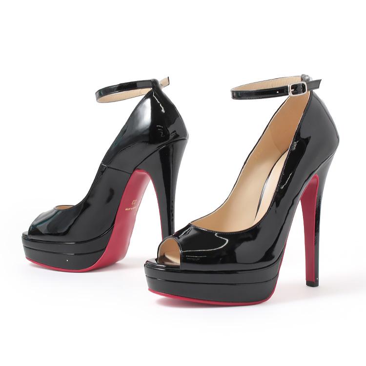 COMEX（コメックス） オープントゥ ハイヒール 14cmヒール ストラップ