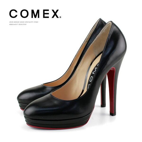COMEX コメックス ラウンドトゥ パンプス ヒール13cm ハイヒール 7193 